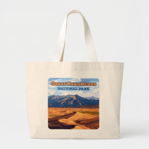 Great Sand Dunes National Park Colorado Large Tote Bag
