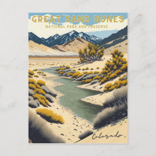 Great Sand Dunes National Park, Colorado Postcard