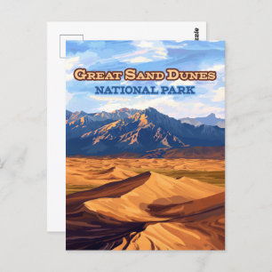 Great Sand Dunes National Park Colorado Postcard
