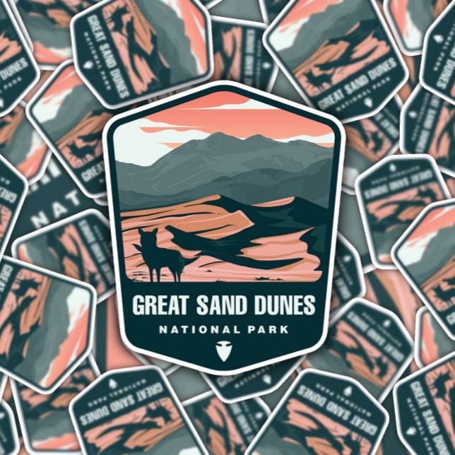 Great Sand Dunes National Park | Die-Cut Sticker (Creator Uploaded)