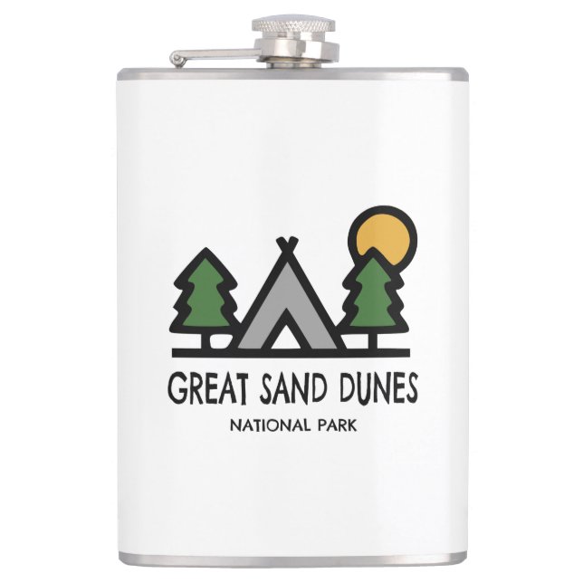 Great Sand Dunes National Park Hip Flask (Front)