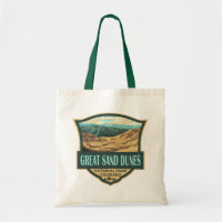 Great Sand Dunes National Park Illustration Retro
