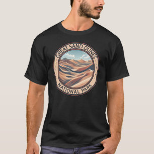 Great Sand Dunes National Park Illustration Travel T-Shirt