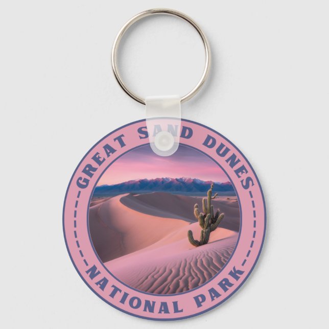Great Sand Dunes National Park Key Ring (Front)