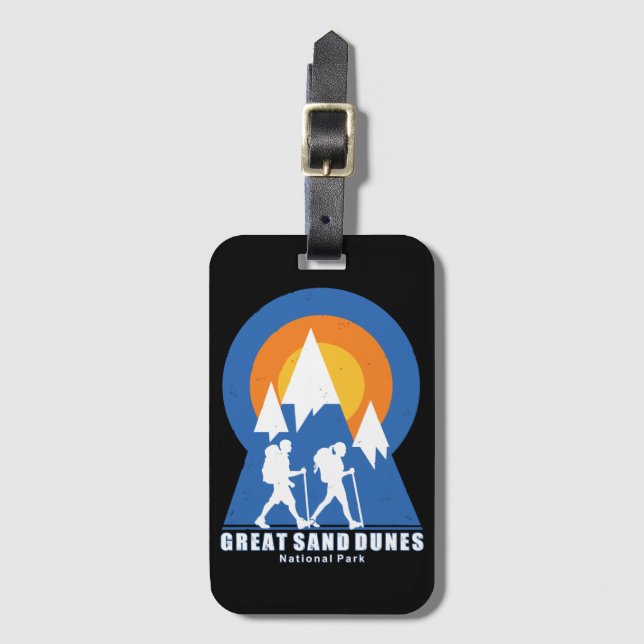Great Sand Dunes National Park Luggage Tag (Front Vertical)
