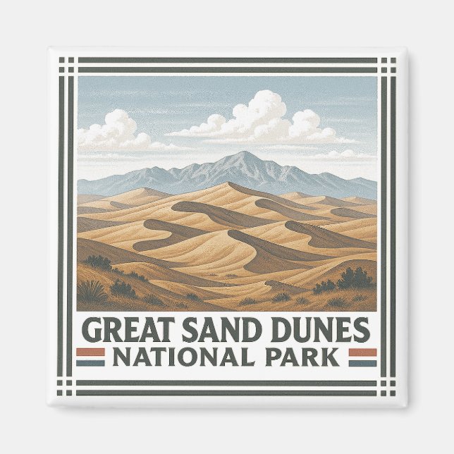 Great Sand Dunes National Park Magnet (Front)