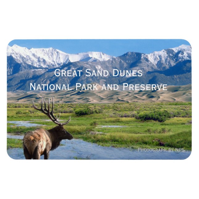 Great Sand Dunes National Park Magnet (Horizontal)