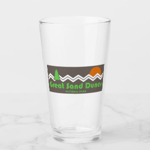 Great Sand Dunes National Park Retro Glass