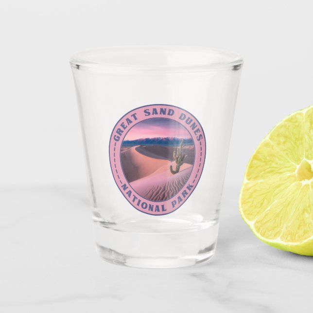 Great Sand Dunes National Park Shot Glass (Front)