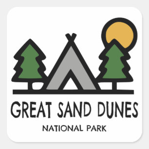 Great Sand Dunes National Park Square Sticker