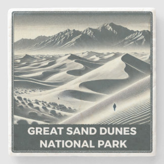 Great Sand Dunes National Park Stone Coaster
