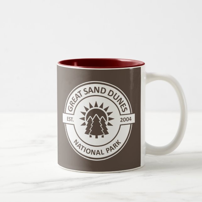 Great Sand Dunes National Park Two-Tone Coffee Mug (Right)