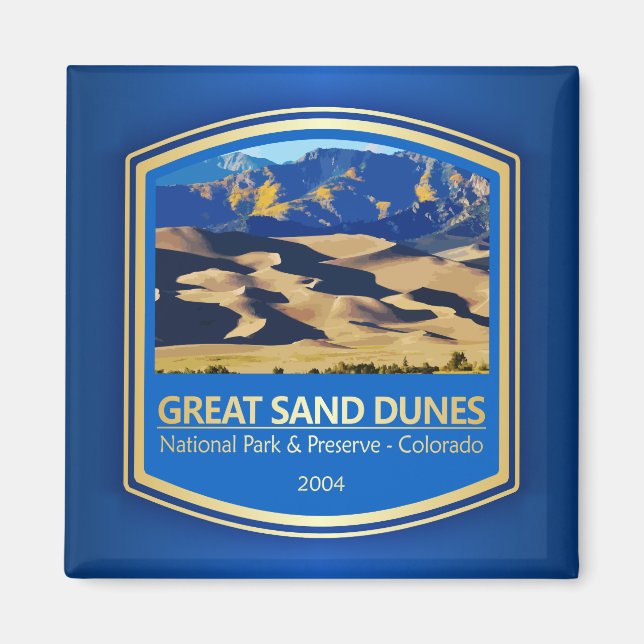 Great Sand Dunes NP (PF1) Magnet (Front)