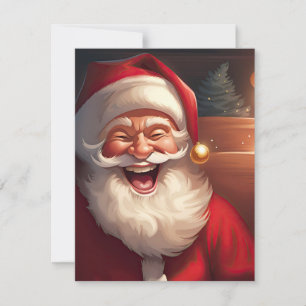 Great Santa Claus Holiday Card