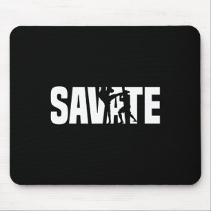 Great Savate Boxing Outfit Kick Mma Kickboxing  Mouse Mat