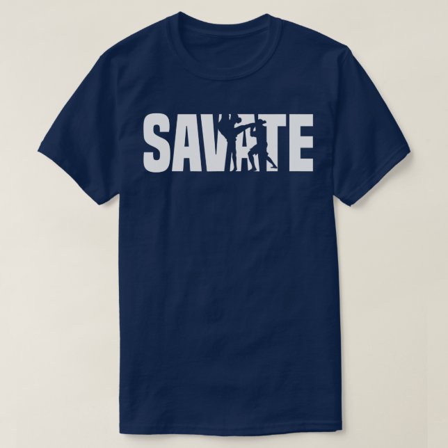Great Savate Boxing Outfit Kick MMA Kickboxing  T-Shirt (Design Front)