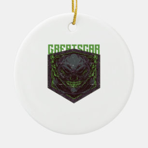 GREAT SCAR CERAMIC TREE DECORATION