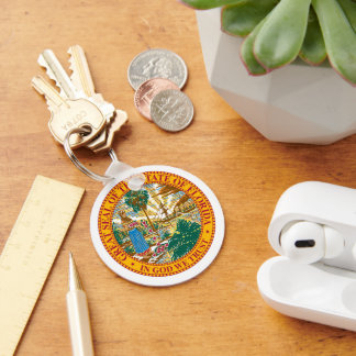 Great Seal Of Florida Key Ring