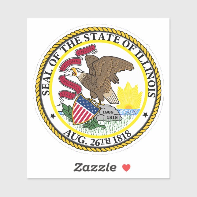 Great Seal of Illinois (Sheet)