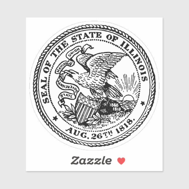 Great Seal of Illinois (Sheet)