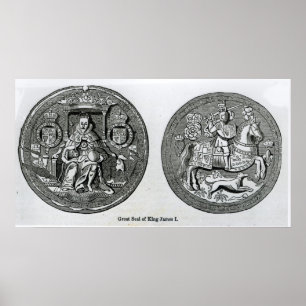 Great Seal of James I Poster