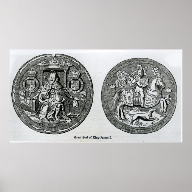 Great Seal of James I Poster (Front)