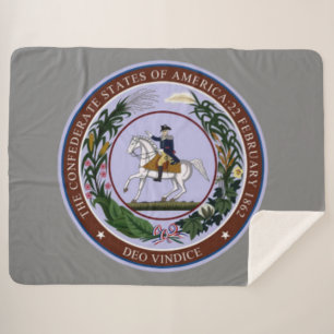 GREAT SEAL of the CONFEDERACY Sherpa Blanket