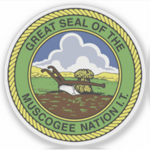 Great seal of the Muscogee Creek peoples, USA