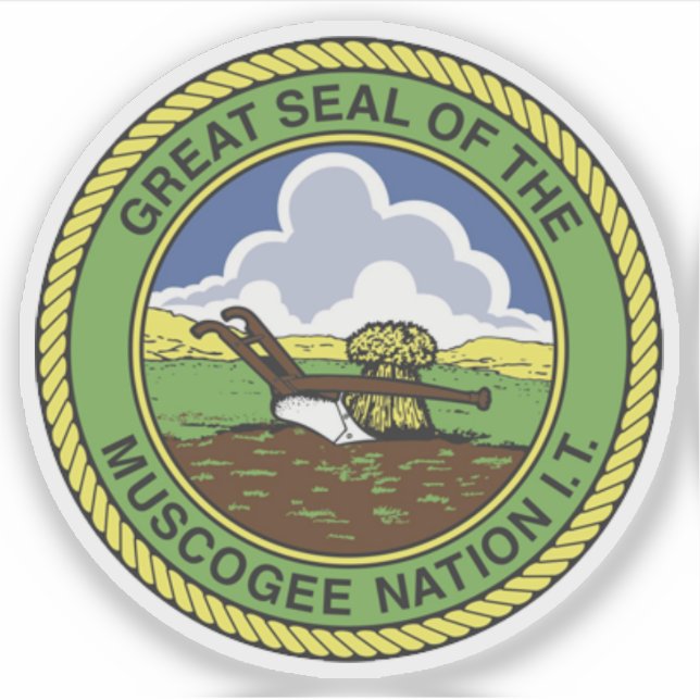 Great seal of the Muscogee Creek peoples, USA (Front)
