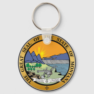 Great seal of the state of Montana Key Ring