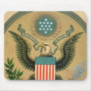 Great Seal of the United States, c.1850 Mouse Mat