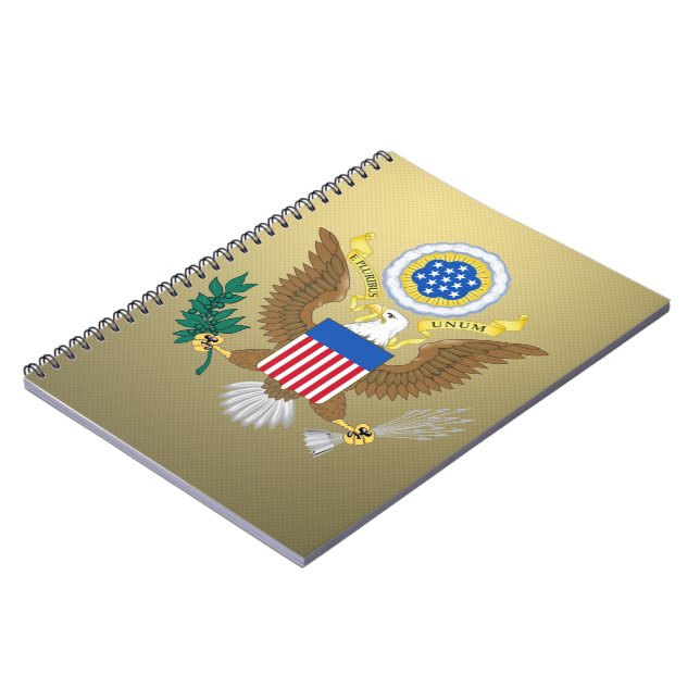 Great seal of the United States Notebook (Left Side)