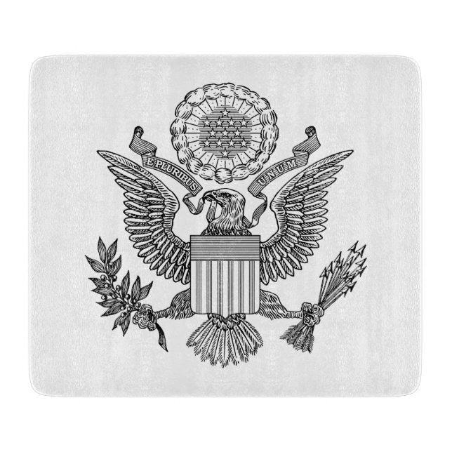 Great Seal of the United States of America (USA) Cutting Board (Front)