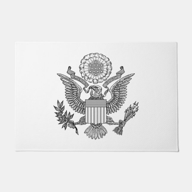 Great Seal of the United States of America (USA) Doormat (Front)
