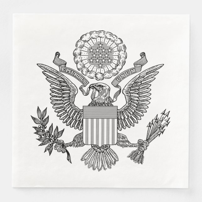 Great Seal of the United States of America (USA) Napkin (Front)