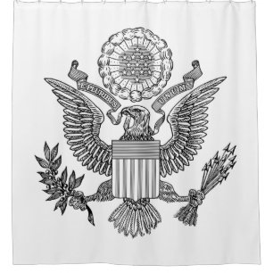Great Seal of the United States of America (USA) Shower Curtain