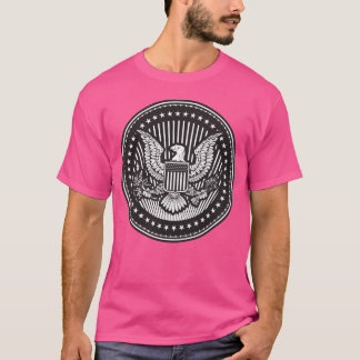 Great Seal of the United States Wow Pink T-Shirts