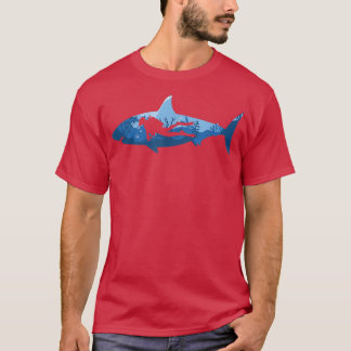 Great Shark Diver Design Scuba Diving  T-Shirt