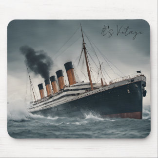 Great Ship Titanic on Ocean Classic  Mouse Mat