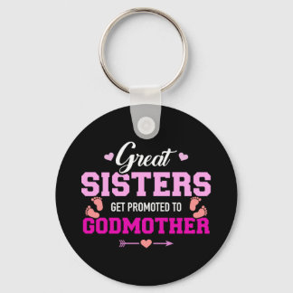 Great sisters get promoted to godmother key ring