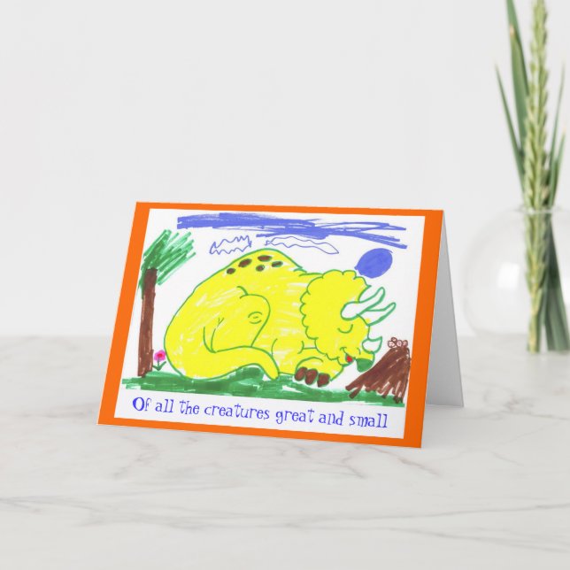 Great & Small by October Card (Front)