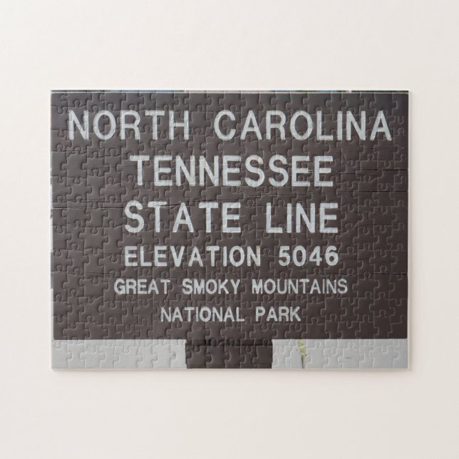 Great Smokey Mountain North Carolina. Jigsaw Puzzle (Horizontal)