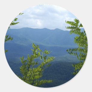 Great Smokey Mountains Classic Round Sticker