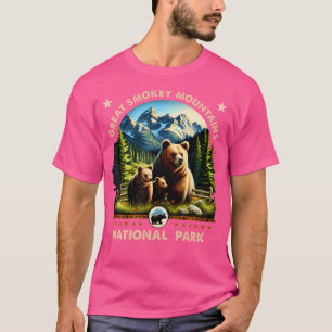 Great Smokey Mountains National Park Black Bear Mo T-Shirt