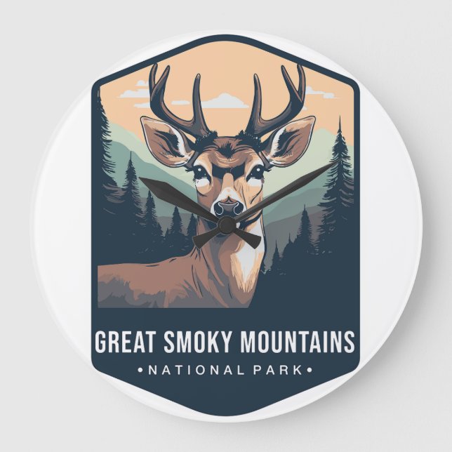 GREAT SMOKEY MOUNTAINS NATIONAL PARK CLOCK 2025 (Front)