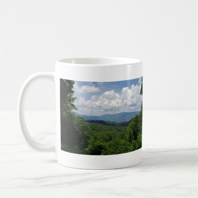 Great Smokey Mountains National Park in Gatlinburg Coffee Mug (Left)