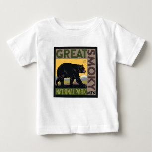 Great Smoky Mountain National Park  Bear Baby T-Shirt