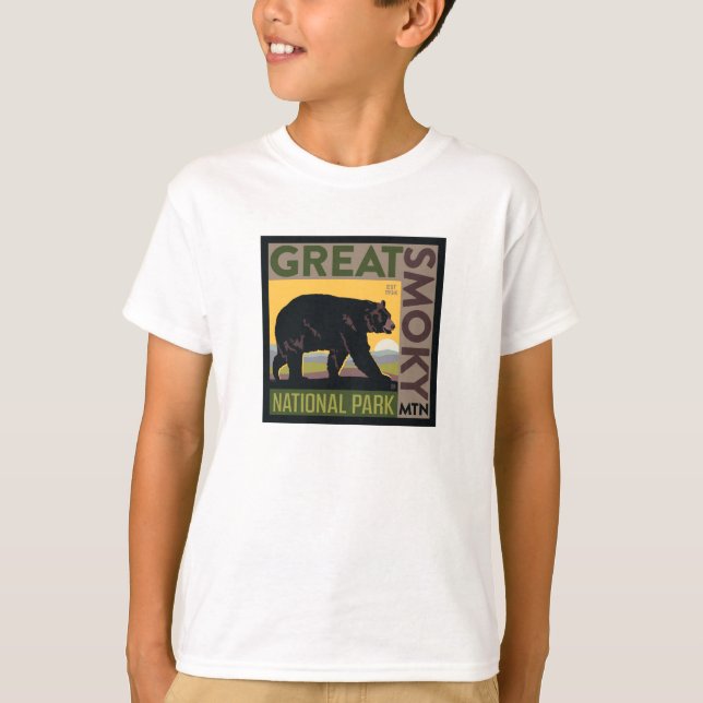 Great Smoky Mountain National Park| Bear T-Shirt (Front)