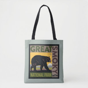 Great Smoky Mountain National Park  Bear Tote Bag