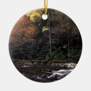great smoky mountain national park ceramic tree decoration